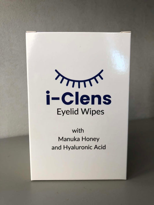 I-Clens Eyelid Wipes with Manuka Honey